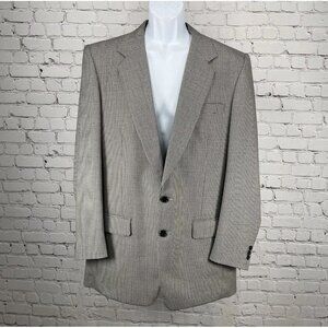 Sam’s Tailor Her Majesty’s Forces Service Houndstooth Sports Coat Blazer Size 45